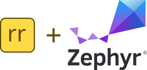 logo of zephyr and rr