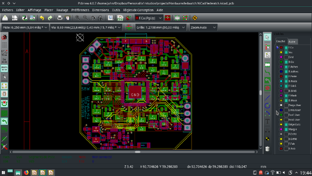 Kicad PCB