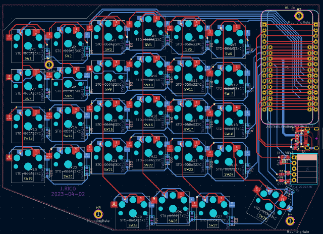 PCB in kicad